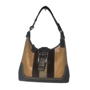 Vintage Coach Soho Leather Flap Shoulder Bag RARE